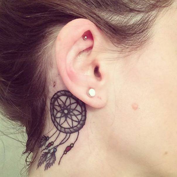 inner ear tattoo designs 