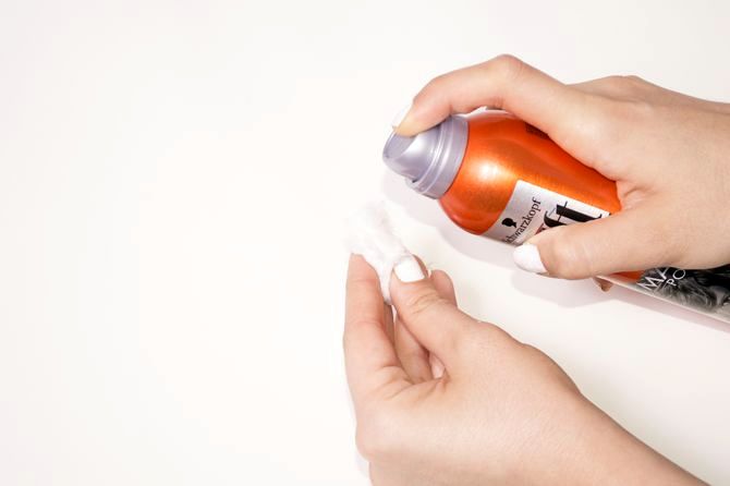 hair spray as nail paint remover