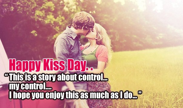 happy kiss day animated images 