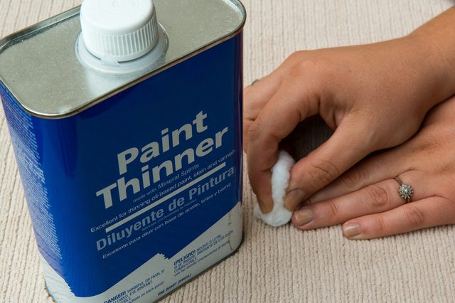 paint thinner works as nail paint remover