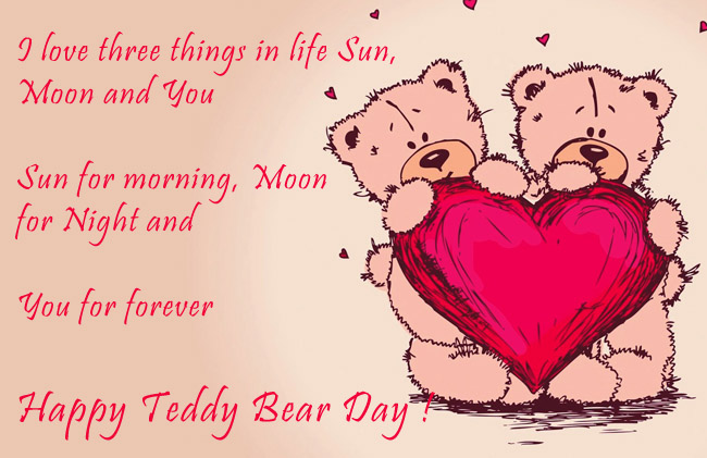 teddy bear day love images 