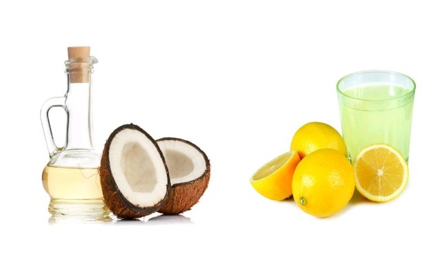 Lemon and coconut oil Massage