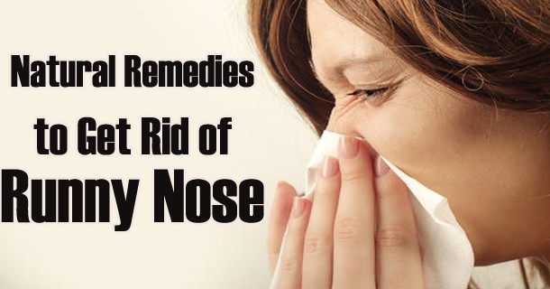 how to stop runny nose