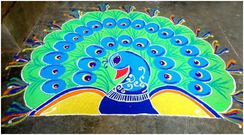 latest rangoli designs free hand 