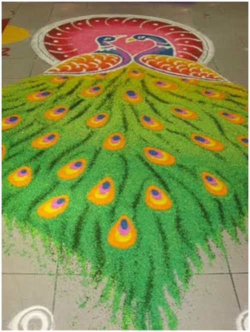 peacock-rangoli-designs-for-kids