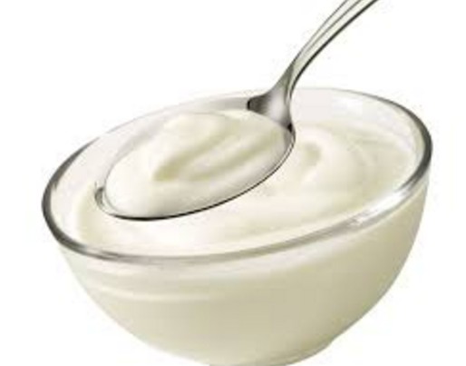 Yogurt for silky hair