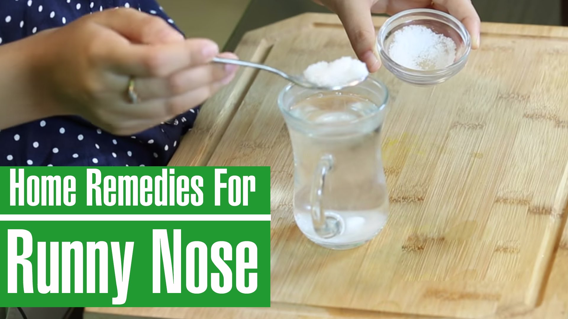 how to get rid of runny nose 