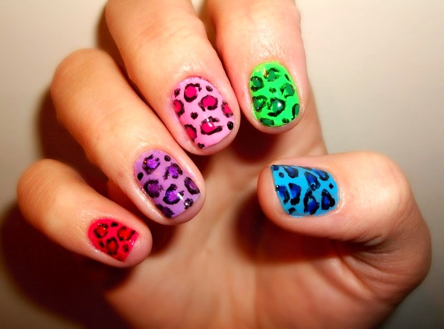 leopard nail art designs 