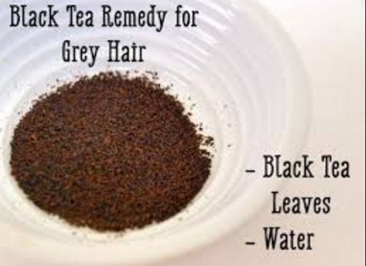 black teai To Get Rid Of White Hairs Naturally