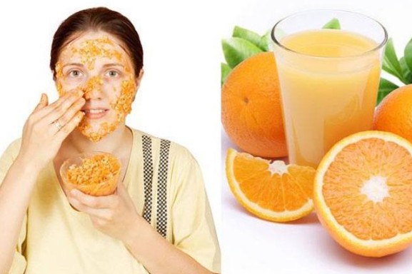 orange peel To Get Fair Skin