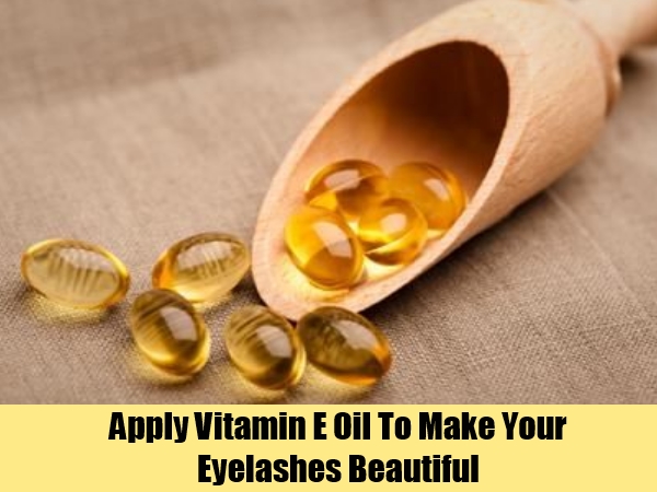 vitamin e for growth of eye lashes 