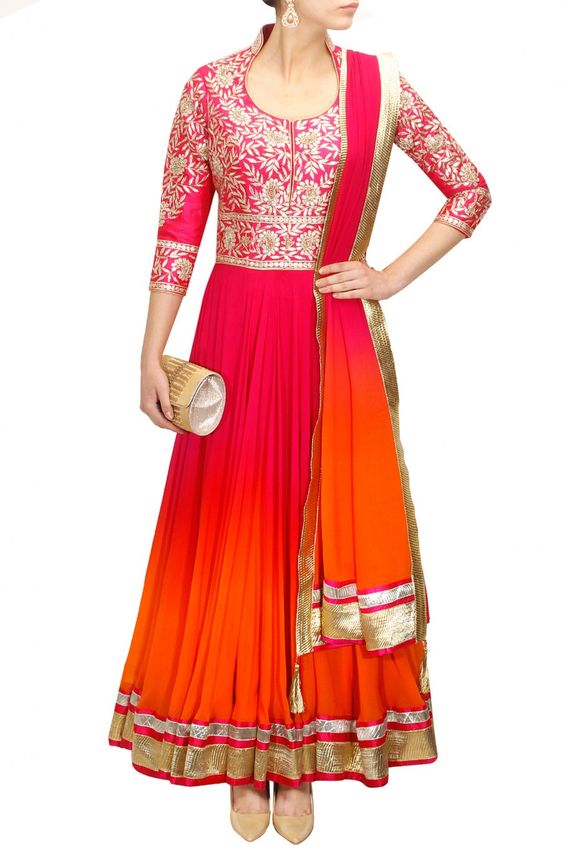 gotta patti work salwar kameez design 