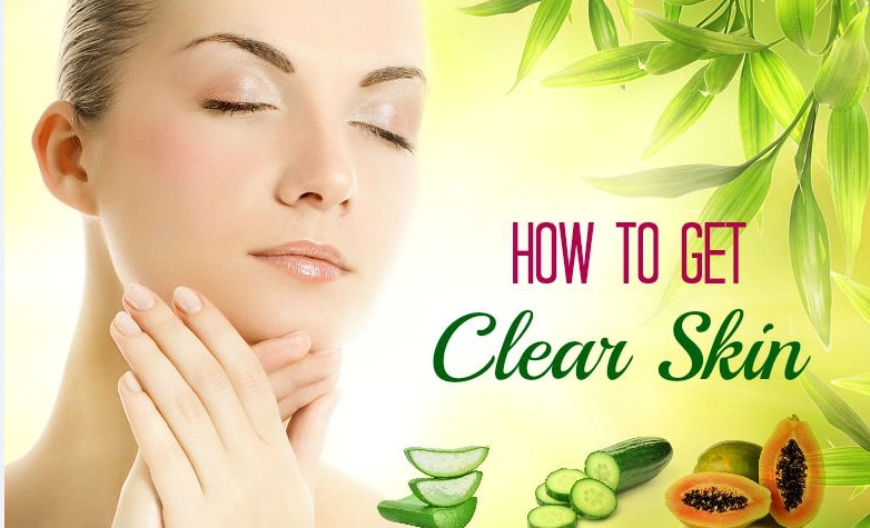 how to get clear skin at home