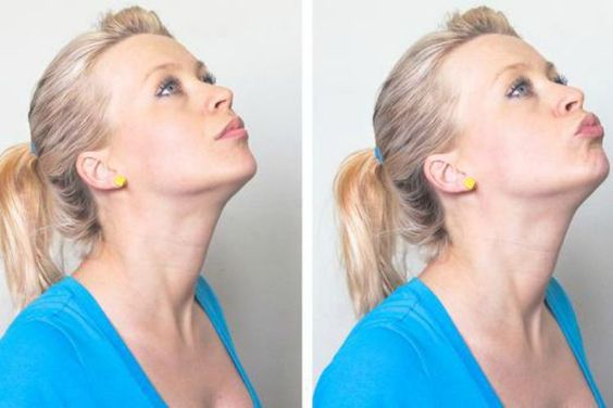 how to get rid of double chin naturally 