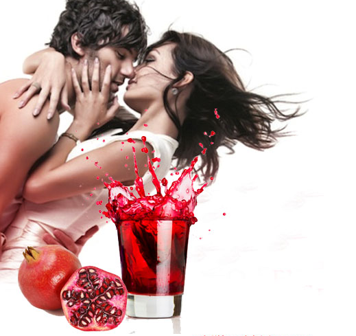 pomegranate juice is good for sex life 