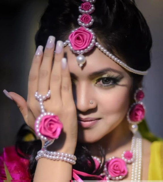 real flower jewellery for wedding 