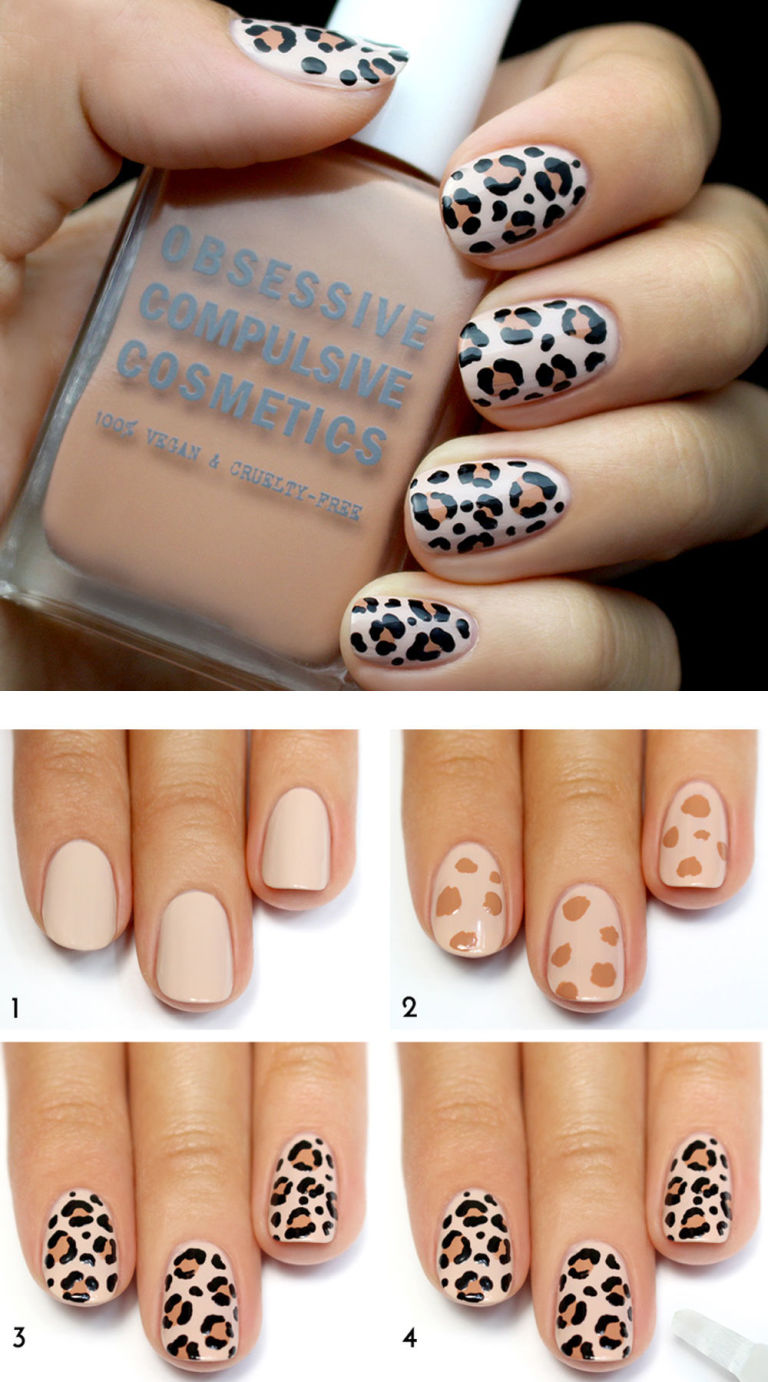 simple step by step nail art tutorial 