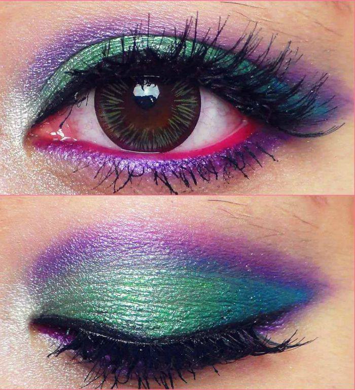 mermaid eye make up images 