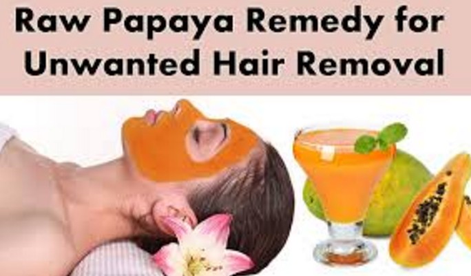 Raw Papaya To Remove Facial Hair