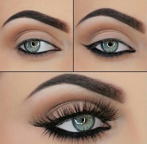 simple elegent eye make up