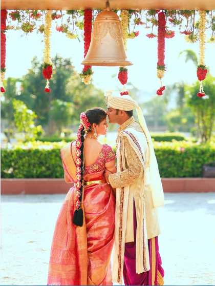 south indian wedding poses