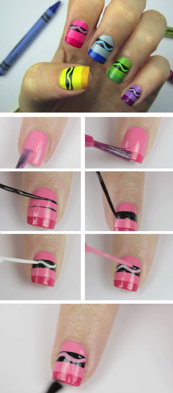 nail art design for kids 