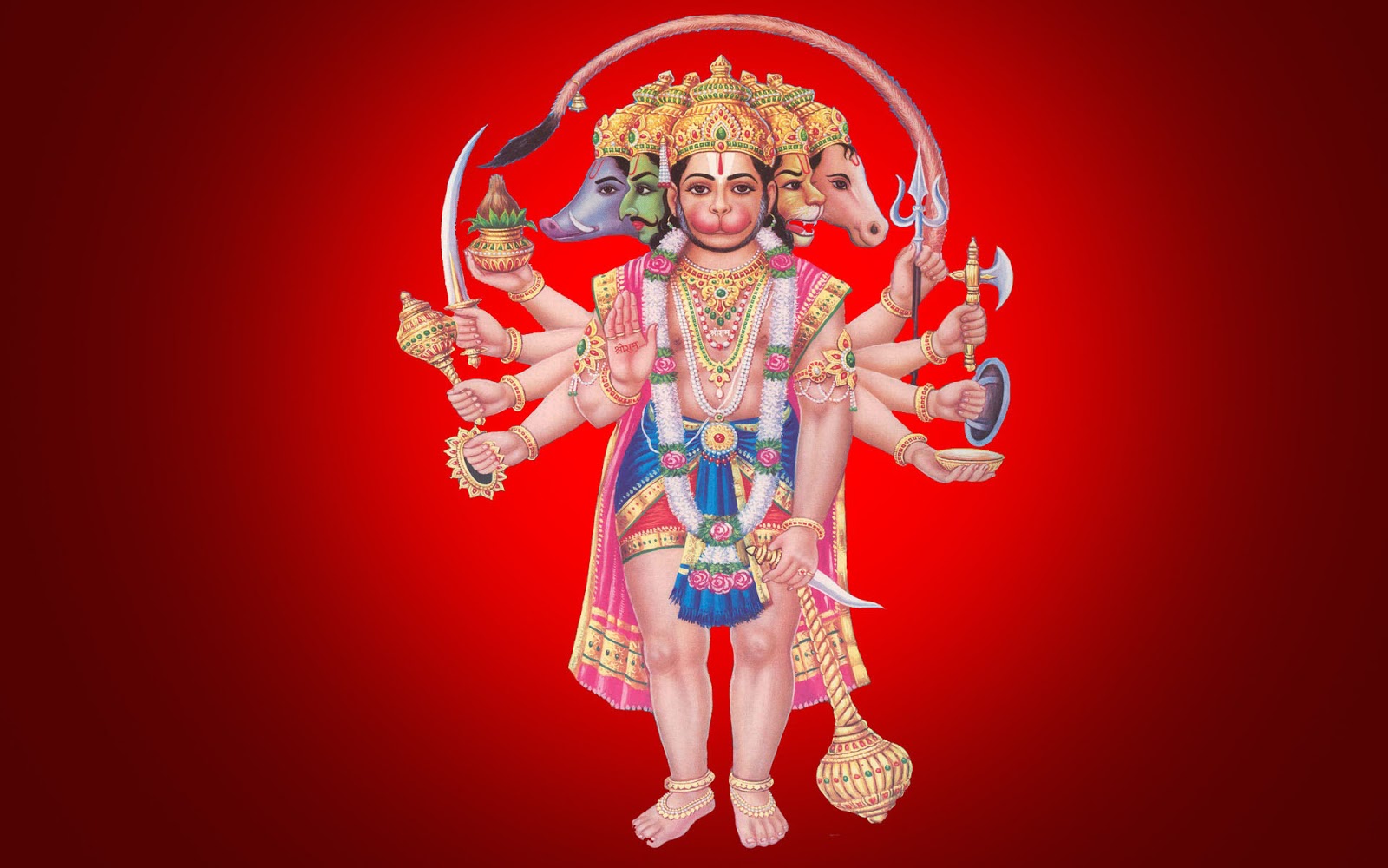 Panchmukhi Hanuman ji Wallpapers