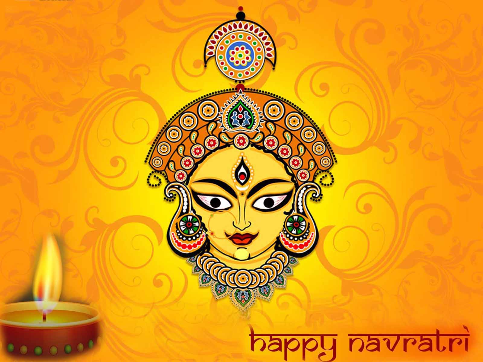 Navratri Wishes Durga Maa Vaishno Devi Images Wallpapers ...