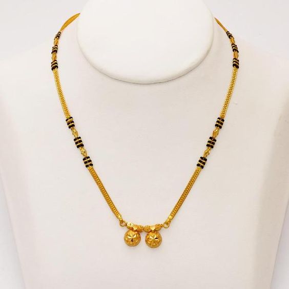 maharashtrian gold mangalsutra design