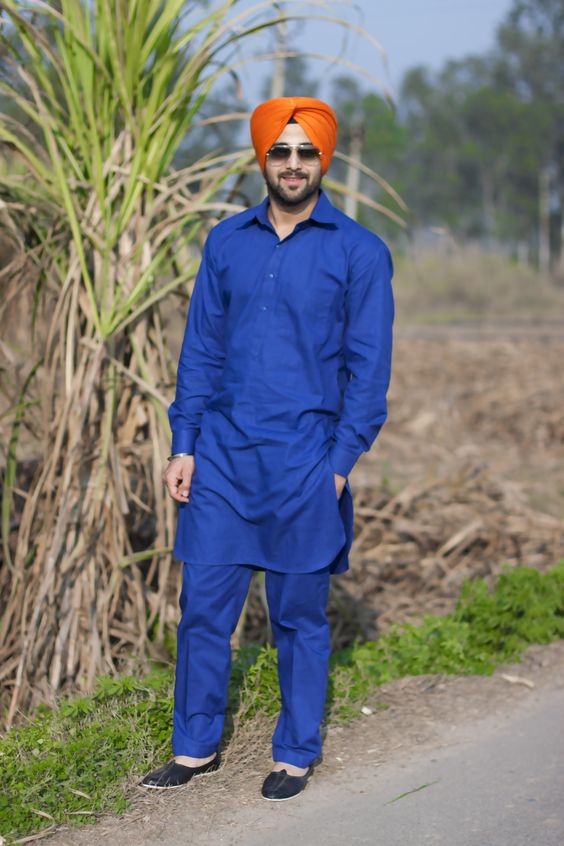 Latest Punjabi Kurta Pajama Designs For Men Trends 2024 