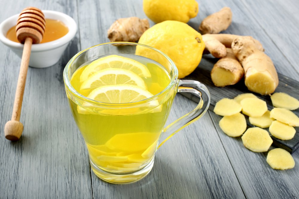 honey ginger lemon for sore throat 