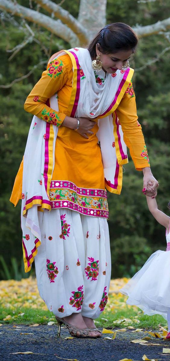 tradition punjabi suit design 