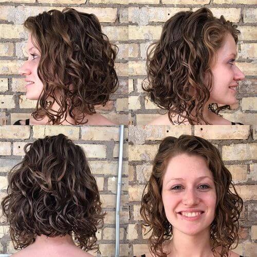 best haircut idea for short wavy hair