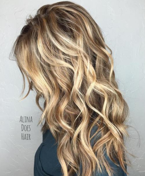 Long waves hairstyle ideas