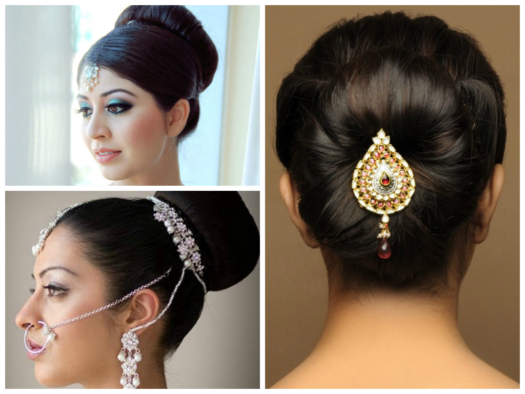 Top 30 most Beautiful Indian Wedding Bridal Hairstyles for ... (696 x 522 Pixel)