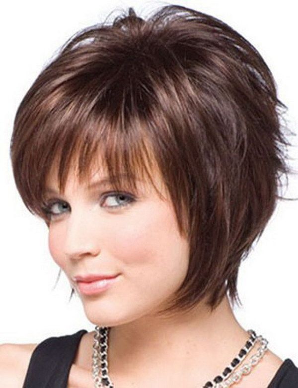Short Hair style For Round Faces