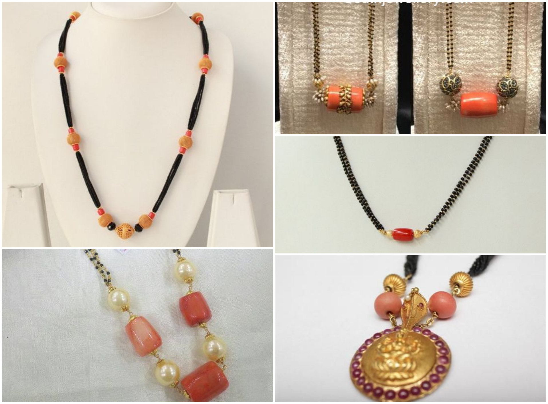 Latest Stunning Mangalsutra Designs For Woman/ Coral Mangalsutra