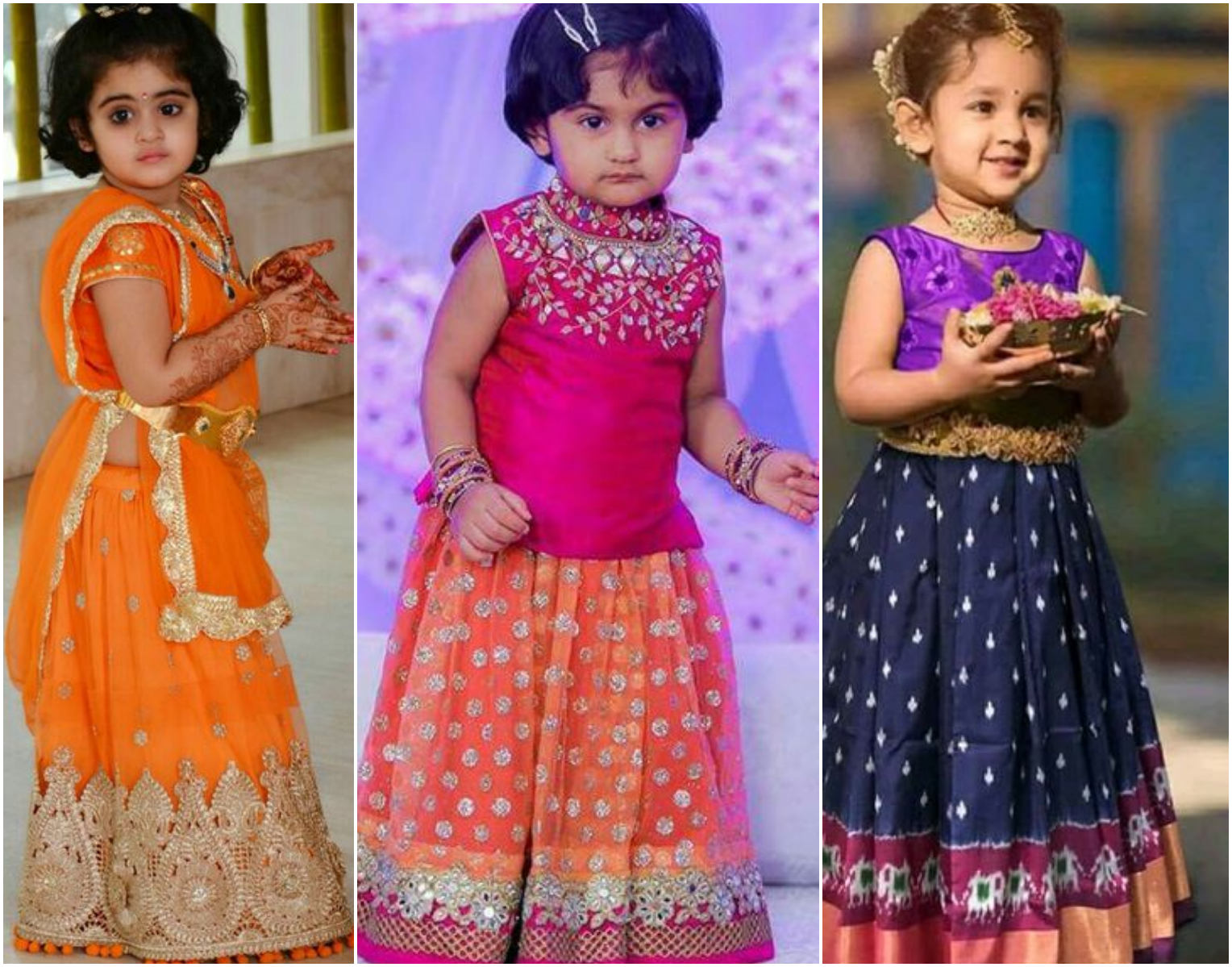 Top 30+ Stylish Kids Lehengas Choli And Outfit Ideas for Your Little ...