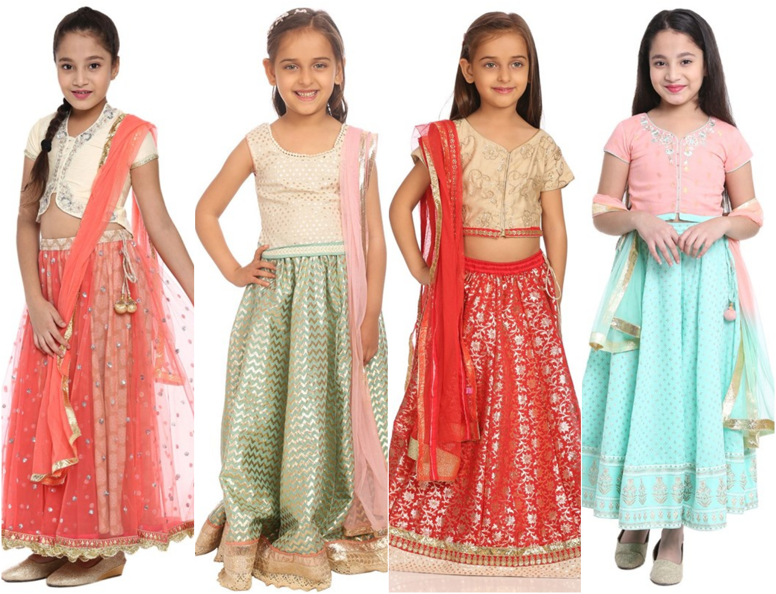 Top 30+ Stylish Kids Lehengas Choli And Outfit Ideas for Your Little ...