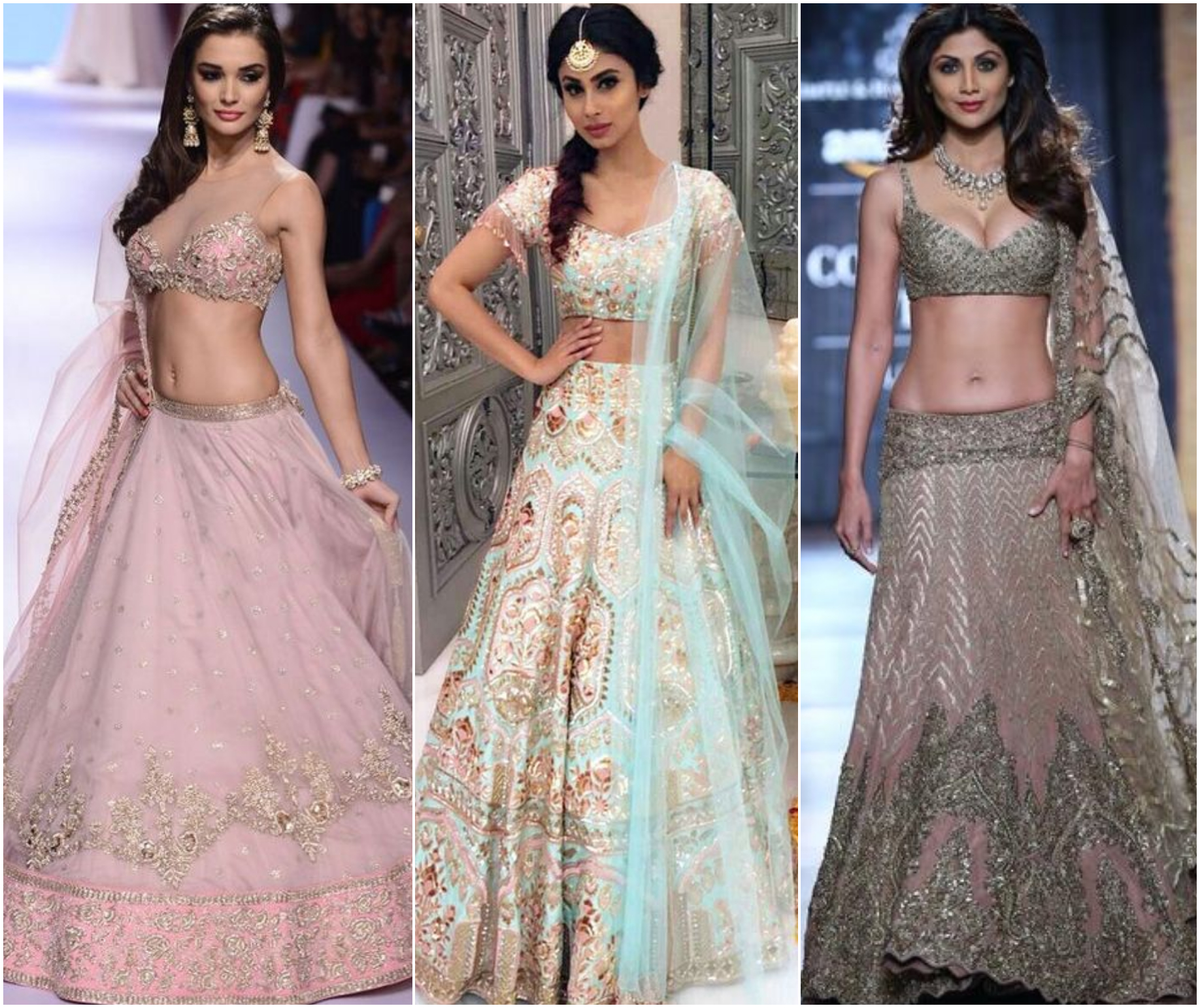 How to Wear Lehenga Choli - Different Types & Draping Style Ideas ...