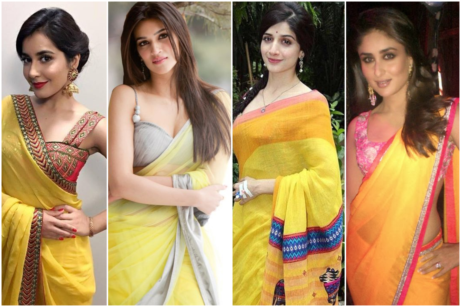 Yellow Saree For Party