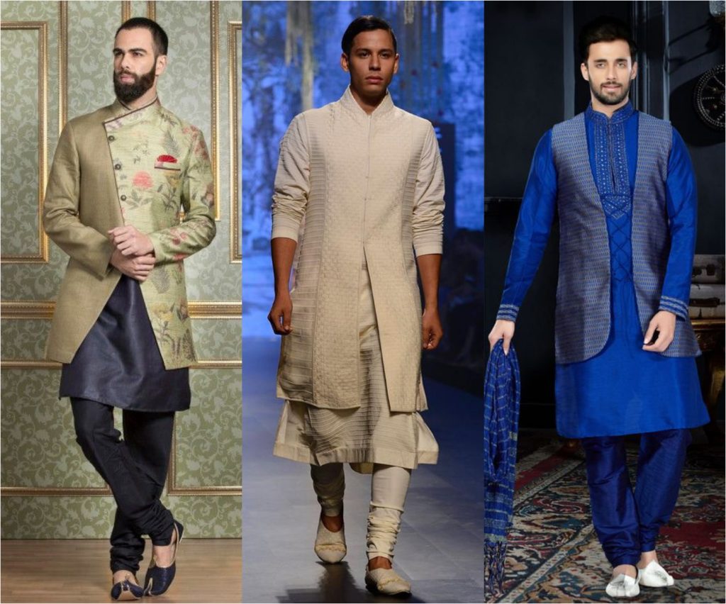 Latest Designer Kurta Pajama With Jacket Collection For Men 2018 ...