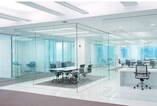 Glass Walls Office Design
