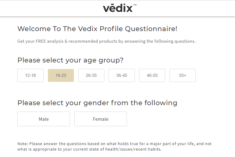 Vedix survey