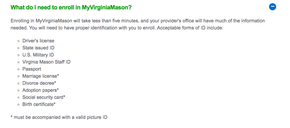 My Virginia Mason Patient Portal