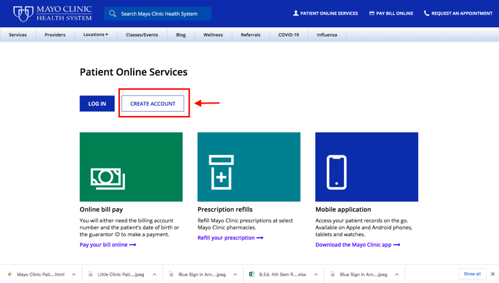 Mayo Clinic Patient Portal 