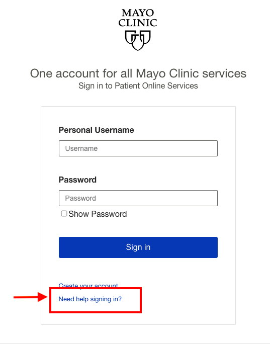 Mayo Clinic Patient Portal 