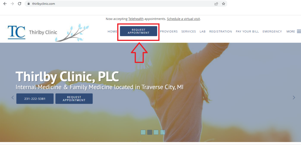 Thirlby Clinic Patient Portal