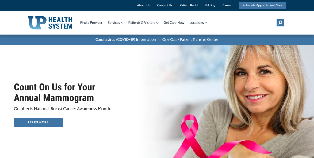 UPHS Marquette Patient Portal