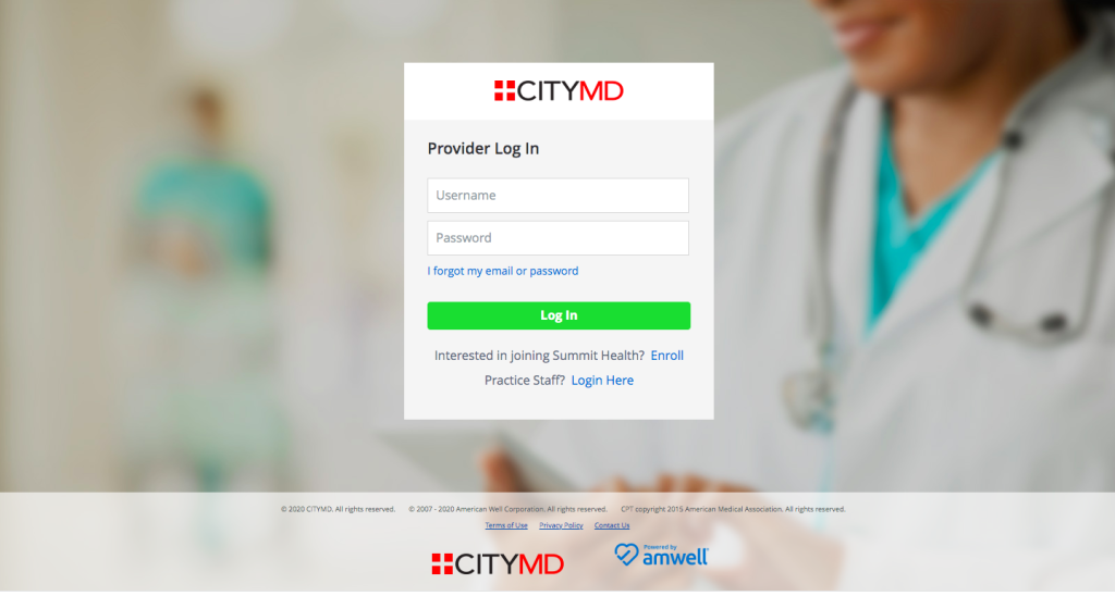 CityMD Patient Portal Login